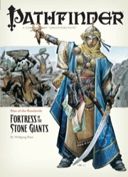 Cover of Pathfinder Adventure Path #4: Fortress of the Stone Giants (Rise of the Runelords 4 of 6)